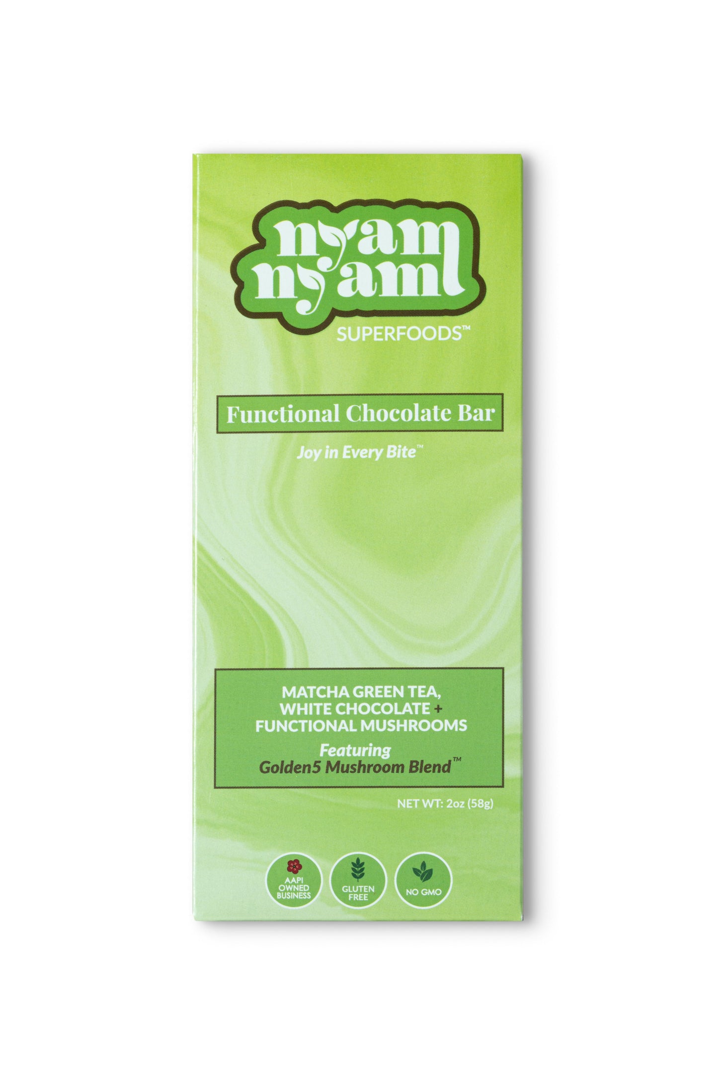 Golden Duo: Functional Mushroom Chocolate Bars - 2 pack